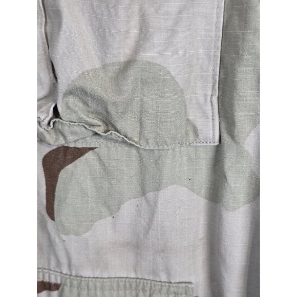 Vintage US Military Coat Mens Large Regular Desert Camouflage Camo Ripstop 90s - Picture 7 of 14
